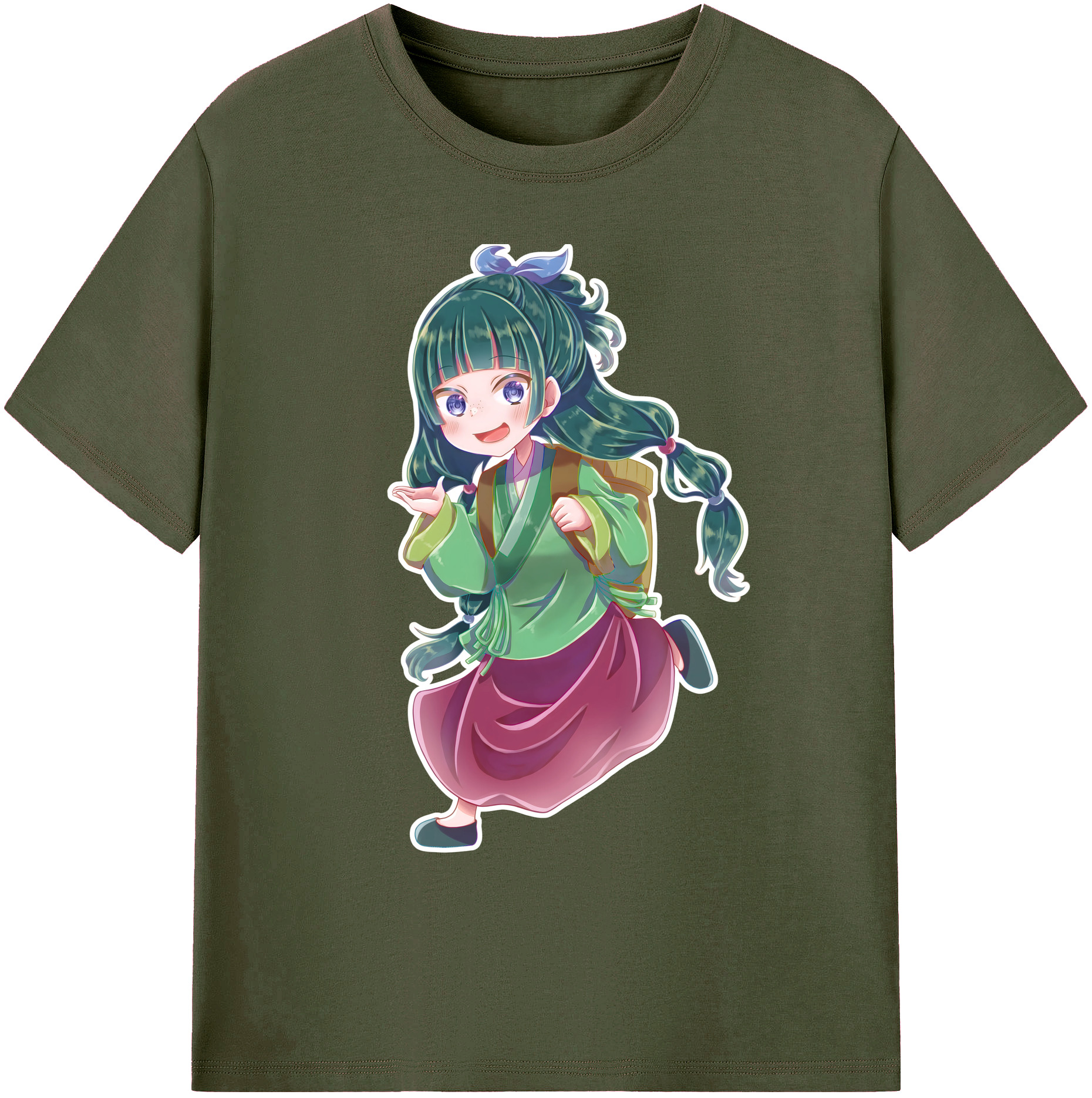 （画像用） 薬屋のひとりごと The Apothecary Diaries 綿100％ メンズ半袖Tシャツ｜肌触りやわらか＆通気性